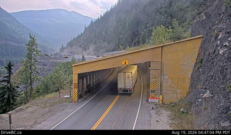 Latest DriveBC image at Jack McDonald Snowshed - W