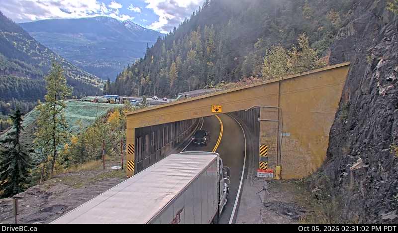Latest DriveBC image at Jack McDonald Snowshed - W