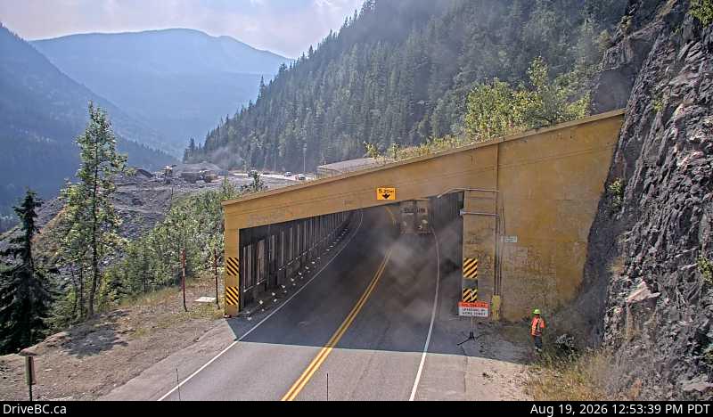 Latest DriveBC image at Jack McDonald Snowshed - W