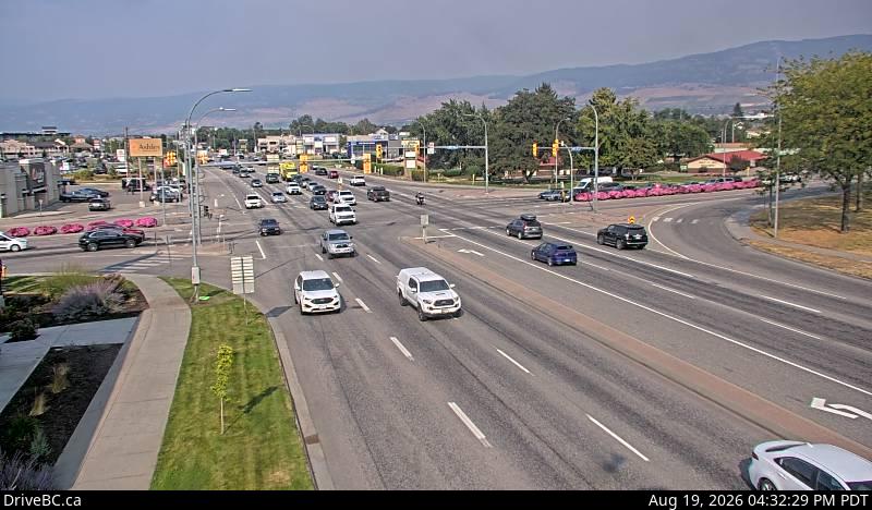 Latest DriveBC image at Kelowna - N