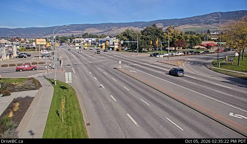 Latest DriveBC image at Kelowna - N