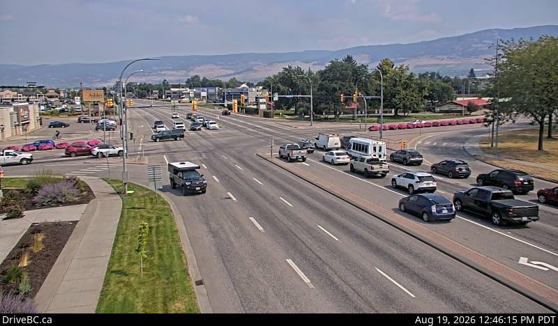 Latest DriveBC image at Kelowna - N