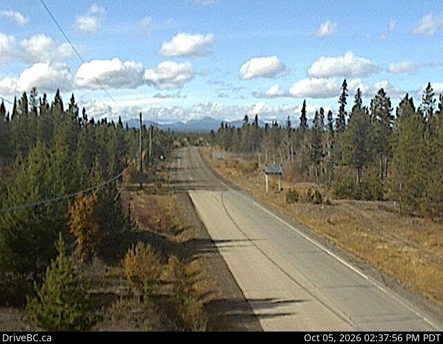 Latest DriveBC image at Anahim Lake