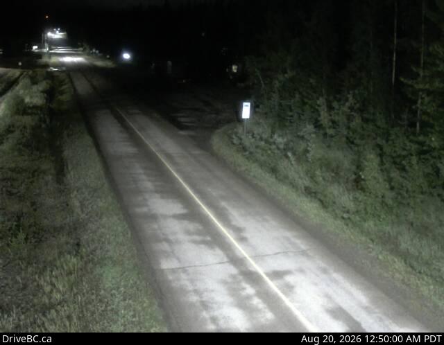 Latest DriveBC image at Dease Lake