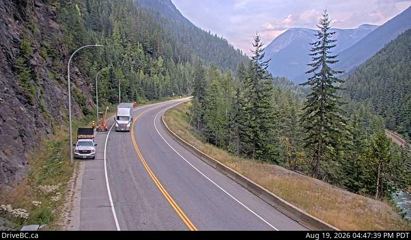 Latest DriveBC image at Jack McDonald Snowshed - E