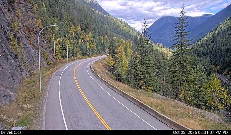 Latest DriveBC image at Jack McDonald Snowshed - E