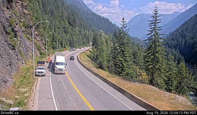 Latest DriveBC image at Jack McDonald Snowshed - E
