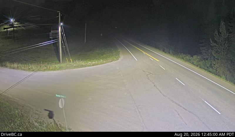 Latest DriveBC image at Pine Pass