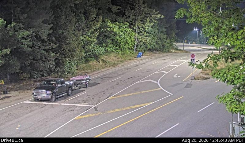 Latest DriveBC image at Shelter Bay - Lineup
