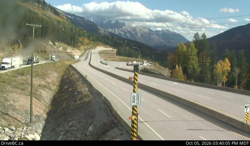 Latest DriveBC image at Kicking Horse Canyon