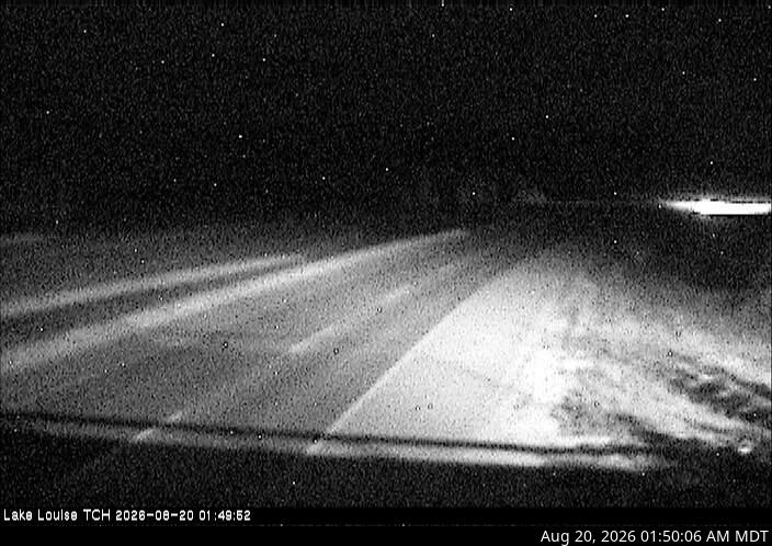 Latest DriveBC image at Lake Louise - W