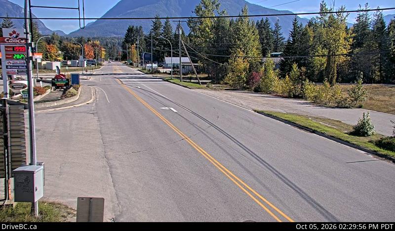 Latest DriveBC image at Nakusp - S