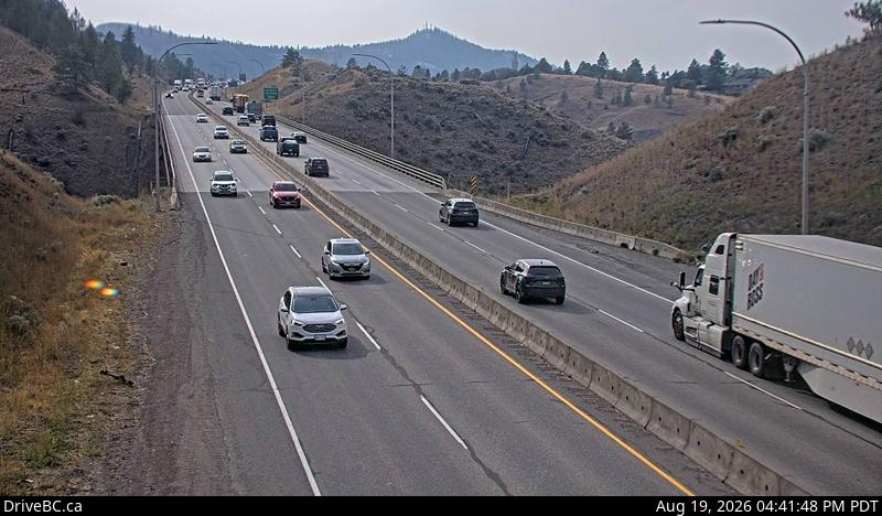 Latest DriveBC image at Kamloops - W
