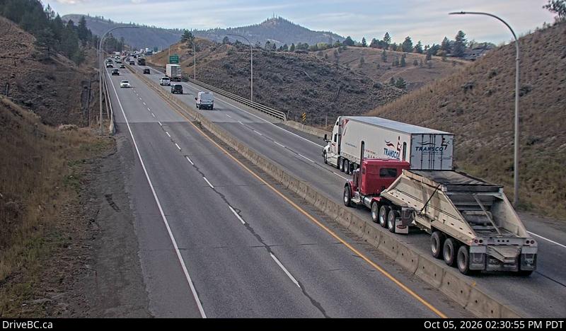 Latest DriveBC image at Kamloops - W
