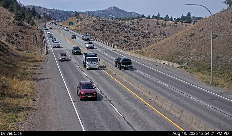 Latest DriveBC image at Kamloops - W