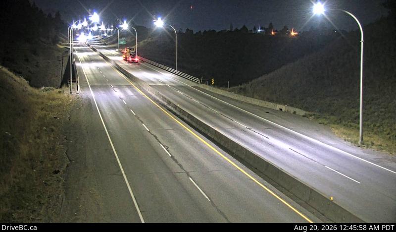 Latest DriveBC image at Kamloops - W