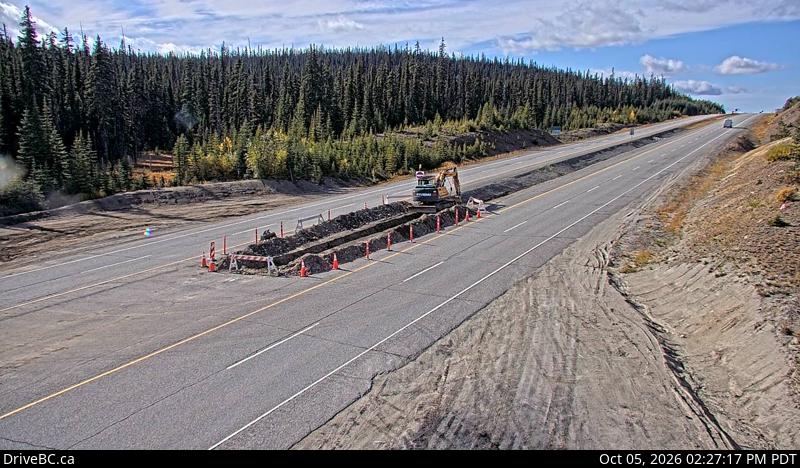 Latest DriveBC image at Pennask Summit - W