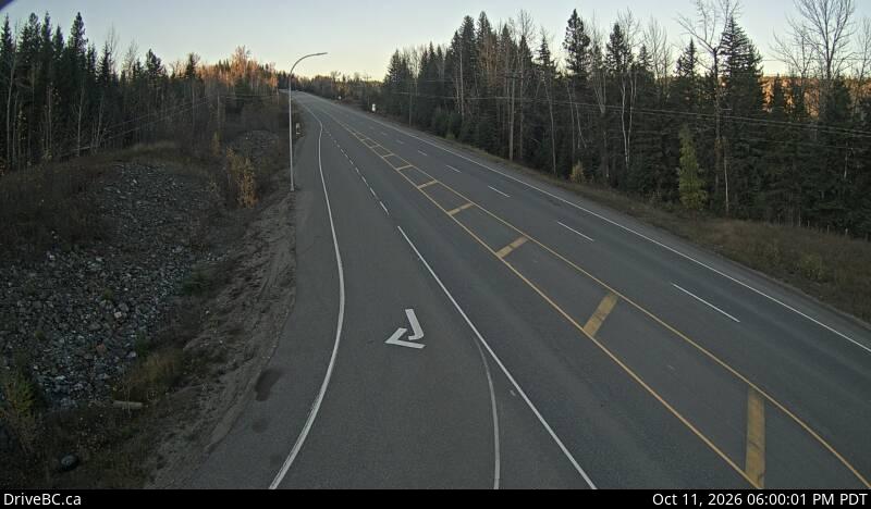Latest DriveBC image at Hixon