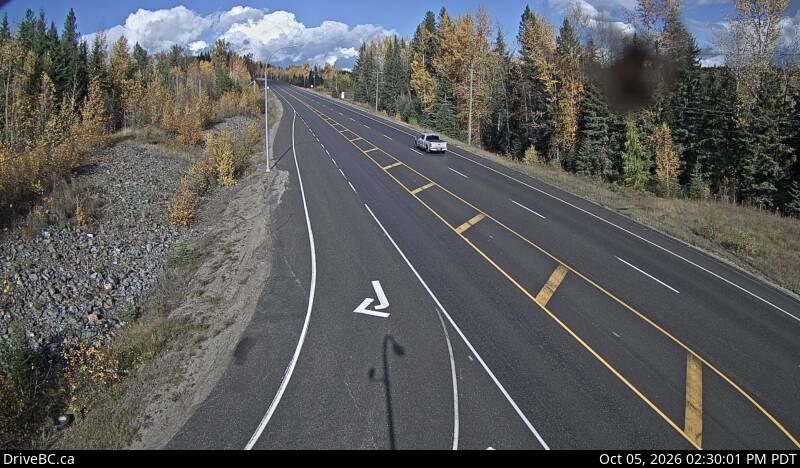 Latest DriveBC image at Hixon