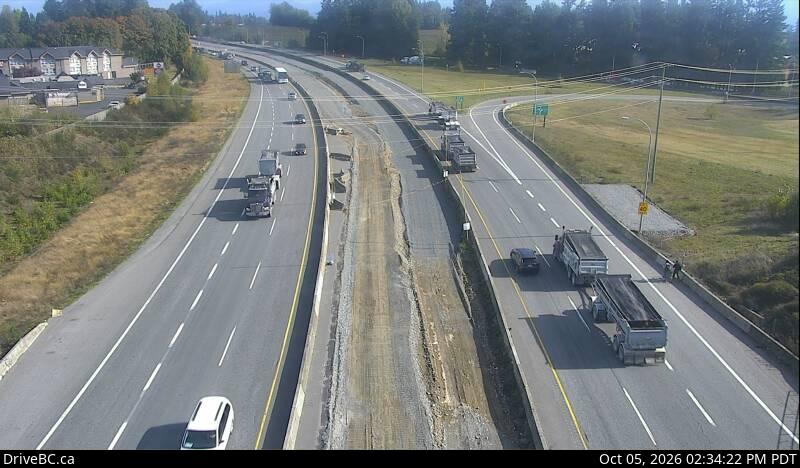 Latest DriveBC image at Clearbrook - E