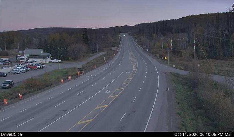 Latest DriveBC image at Big Bam Road