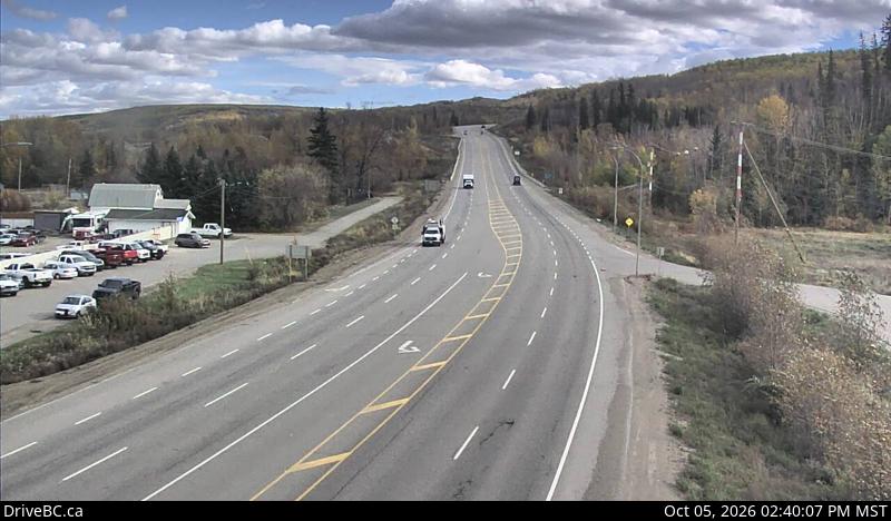 Latest DriveBC image at Big Bam Road