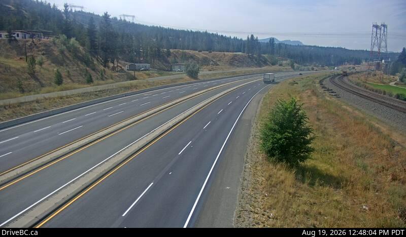 Latest DriveBC image at Miners Bluff - W