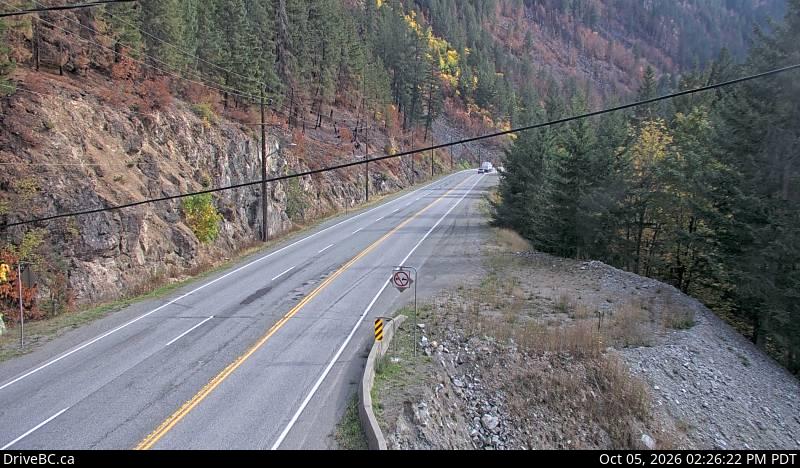 Latest DriveBC image at Hells Gate - S