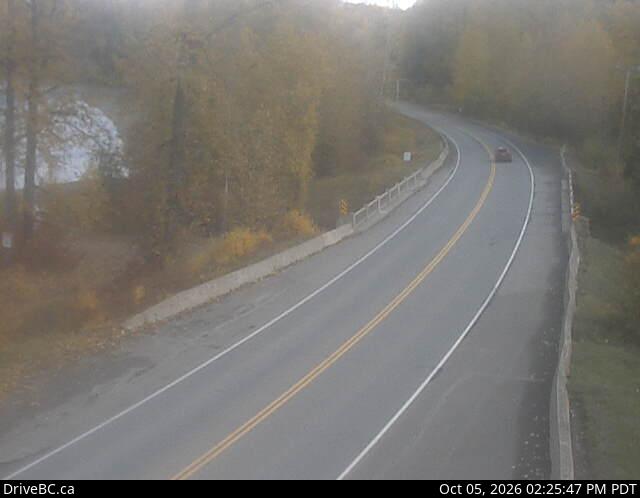 Latest DriveBC image at Trout Creek