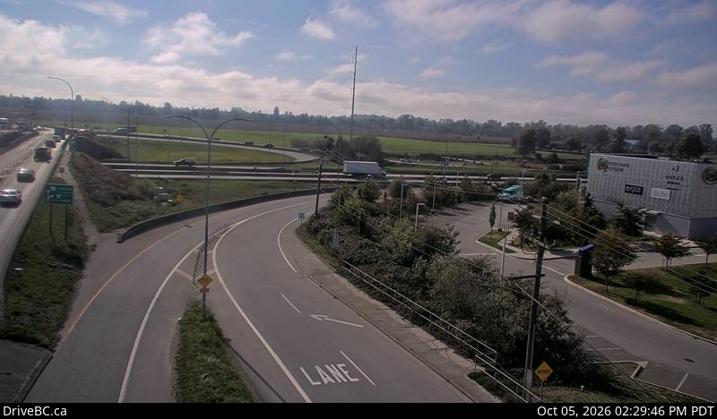 Latest DriveBC image at Hwy 99 at Hwy 17A - E