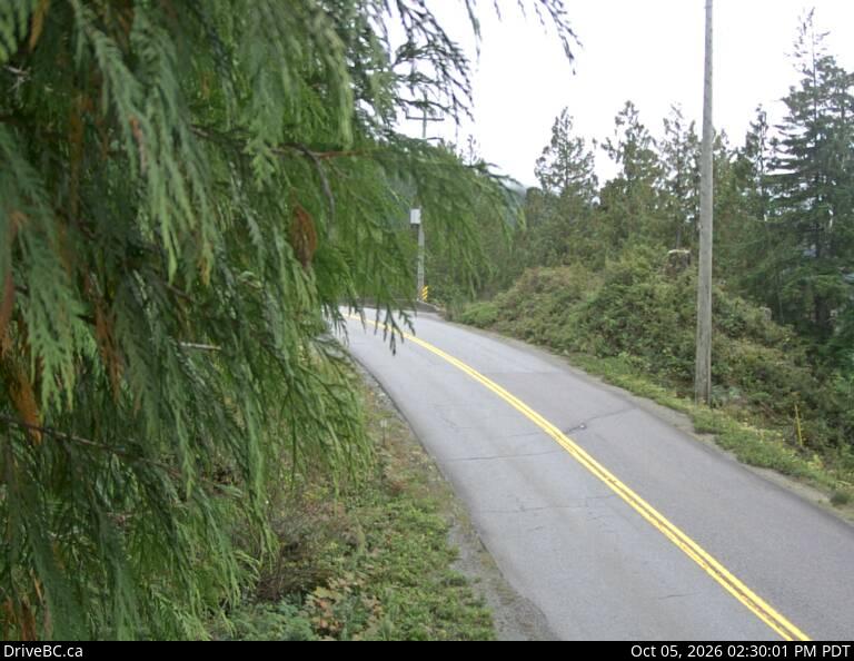 Latest DriveBC image at Kennedy Lake