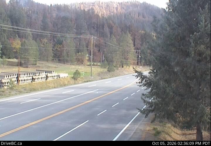 Latest DriveBC image at Boston Bar - S