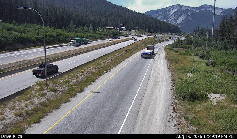 Latest DriveBC image at Zopkios Southbound - S