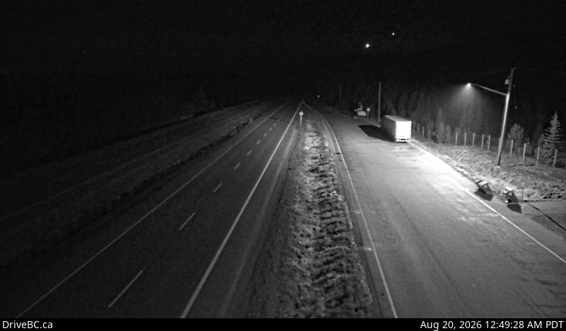 Latest DriveBC image at Elkhart - W