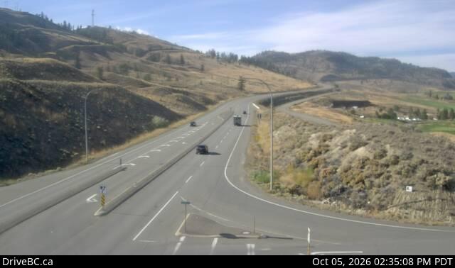 Latest DriveBC image at Savona