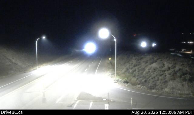 Latest DriveBC image at Savona