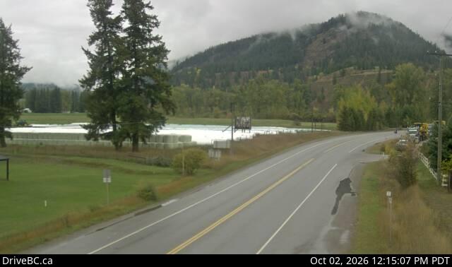 Latest DriveBC image at Little Fort