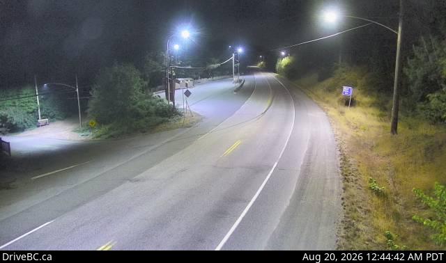 Latest DriveBC image at Yale - S