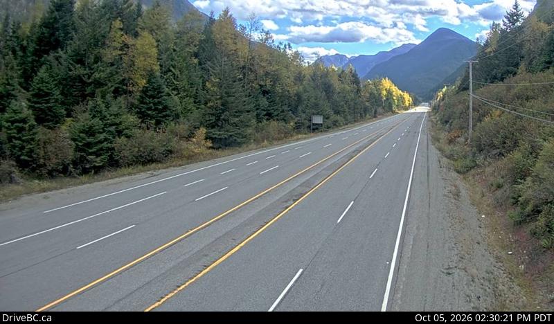 Latest DriveBC image at Hope Slide