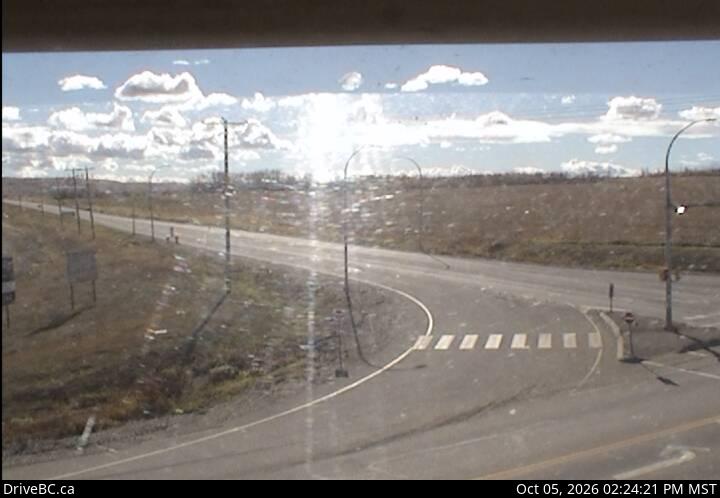 Latest DriveBC image at Dawson Creek - S