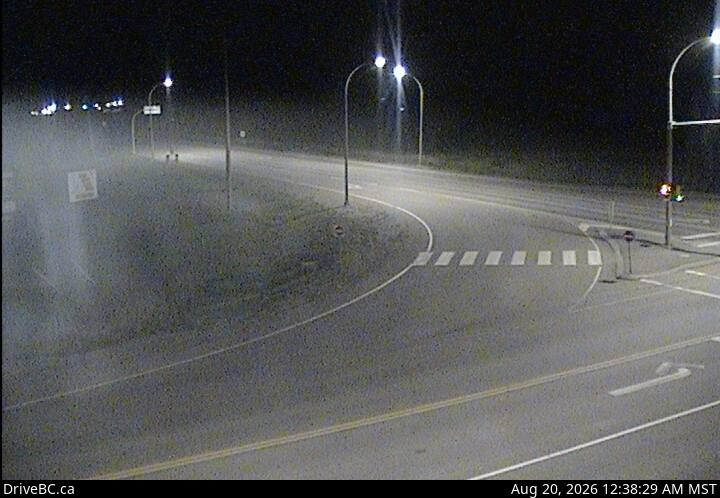 Latest DriveBC image at Dawson Creek - S