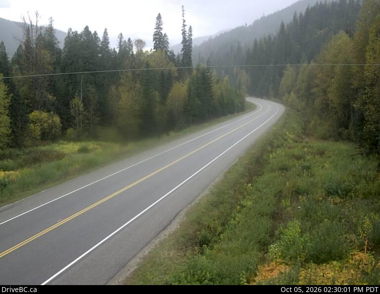 Latest DriveBC image at Lempriere