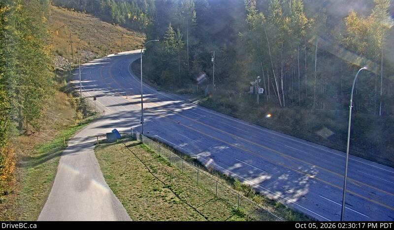 Latest DriveBC image at Galena Bay Landing - End
