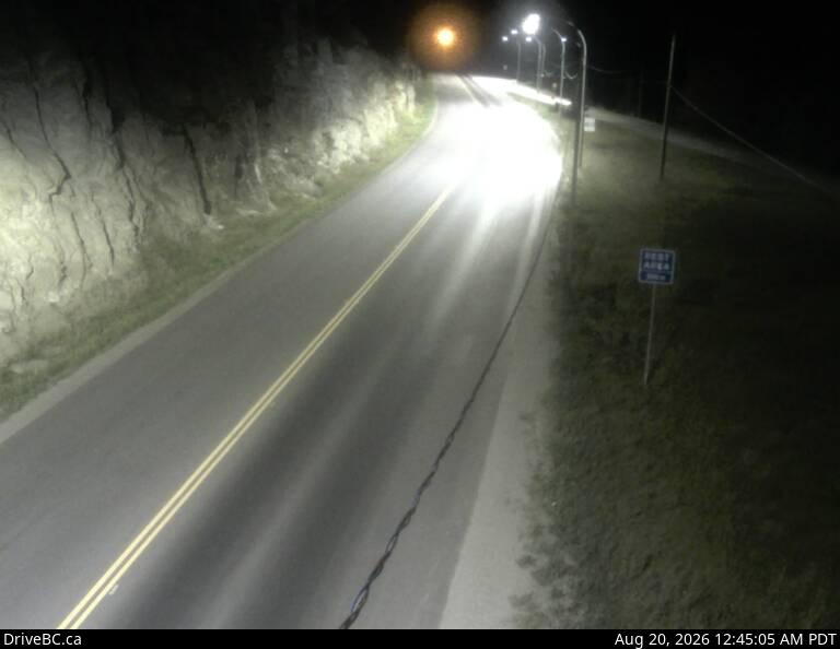 Latest DriveBC image at Tete Jaune Cache