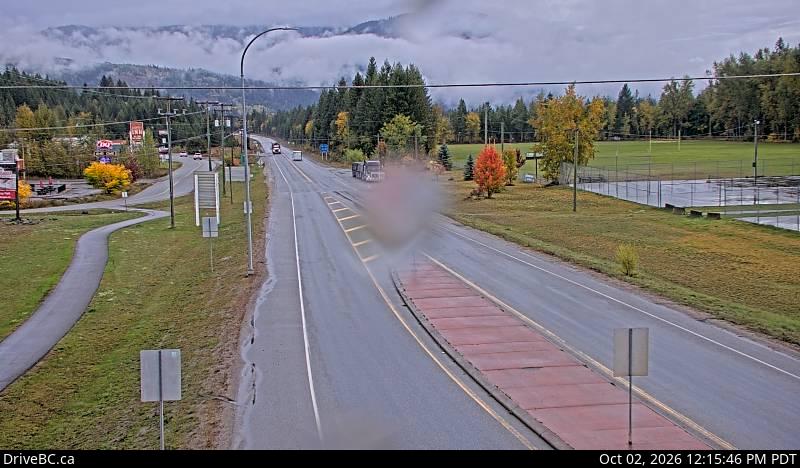 Latest DriveBC image at Clearwater - N