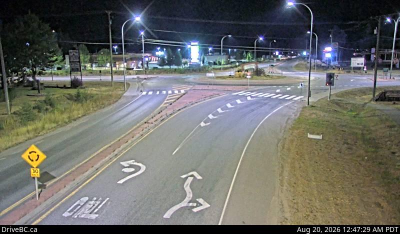 Latest DriveBC image at Clearwater - S