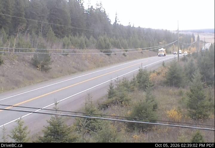 Latest DriveBC image at Enterprise - S