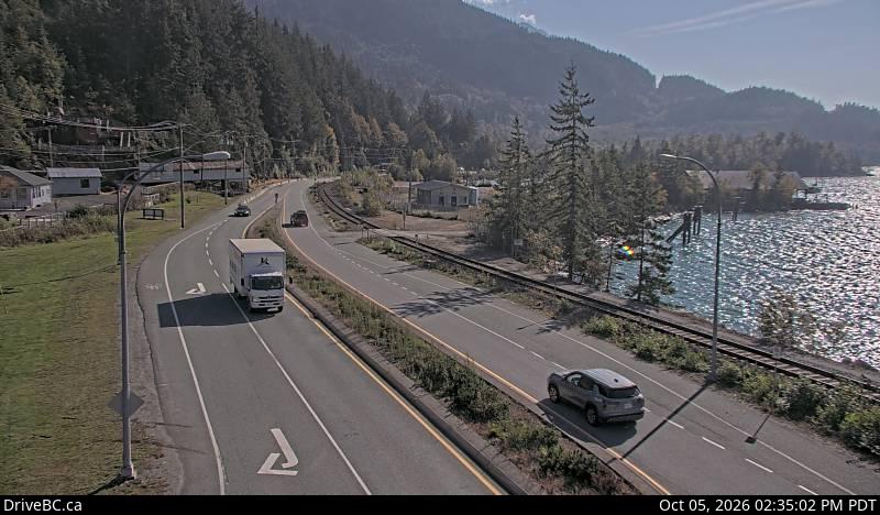 Latest DriveBC image at Britannia - S