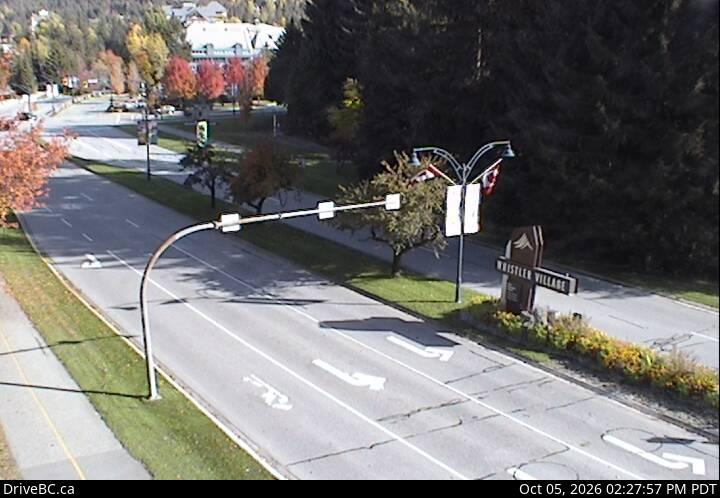 Latest DriveBC image at Whistler Village Gate - E