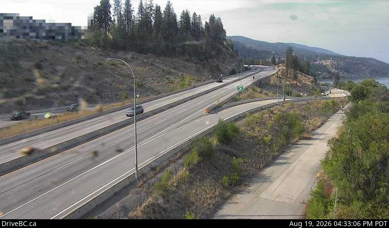 Latest DriveBC image at Lake Country - N